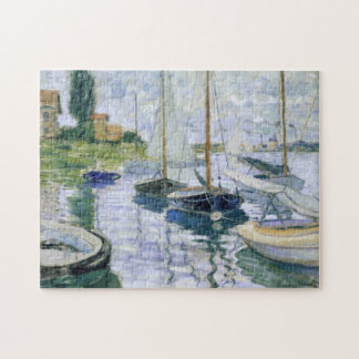 Boats at Rest Petit-Gennevilliers Monet Fine Art Legpuzzel