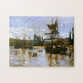 Boats at Rouen 1872 Monet Fine Art Legpuzzel (Horizontaal)
