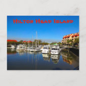 Boats at Shelter Cove Marina Hilton Head Island SC Briefkaart (Voorkant)