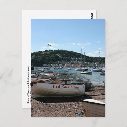 Boats at Teignmouth Devon UK Briefkaart (Voorkant / Achterkant)