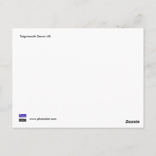 Boats at Teignmouth Devon UK Briefkaart (Achterkant)