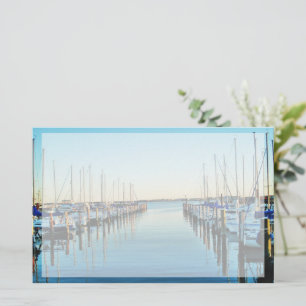 Boats At The Marina by Shirley Taylor Briefpapier