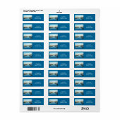 Boats At The Marina by Shirley Taylor Etiket (Full Sheet)