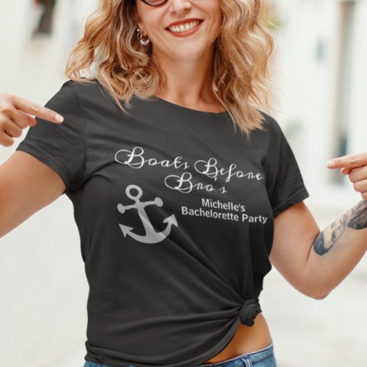 Boats before Bro's Bachelorette Party Cruise T-shirt
