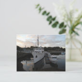 Boats bij Dock Briefkaart (Staand voorkant)