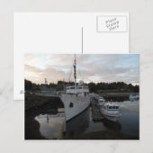 Boats bij Dock Briefkaart (Voorkant / Achterkant)