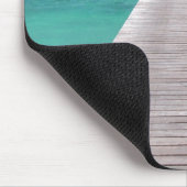 Boats bij een steiger in de Pacifische mousepad Muismat (Hoek)