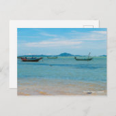 Boats bij Koh Phangan Briefkaart (Voorkant / Achterkant)