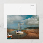 Boats bij Porlock Weir in Somerset Briefkaart (Voorkant / Achterkant)