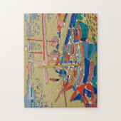 Boats bij Sunset, Fauvism Legpuzzel (Verticaal)