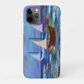 Boats bij zee fleece deken Case-Mate iPhone case (Achterkant)