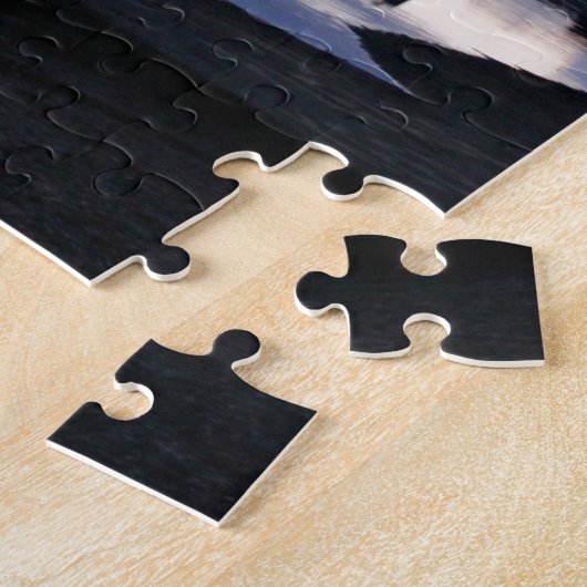 Boats Blakeney in de schemering Legpuzzel (Zijkant)