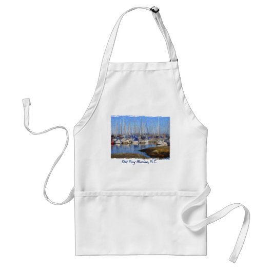 Boats, Brits-Columbia Chef's Apron Standaard Schort (Voorkant)