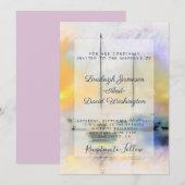 Boats bruiloft uitnodiging (Voorkant / Achterkant)