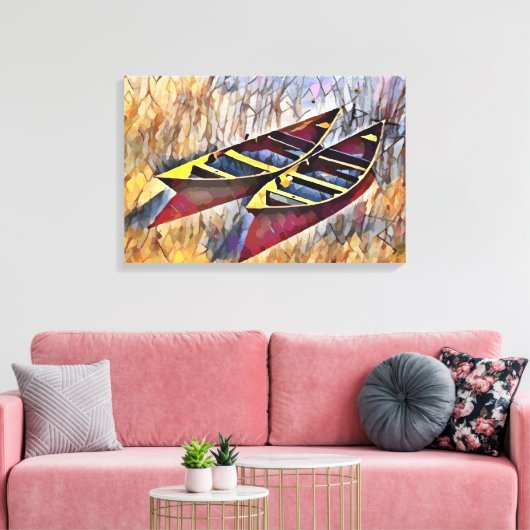 Boats Canvas Afdruk (Insitu (Woonkamer))