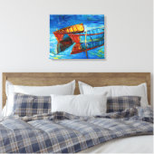 Boats Canvas Afdruk (Insitu (Slaapkamer))