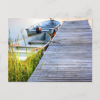 Boats door de Dock Briefkaart
