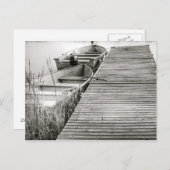 Boats door de Dock Briefkaart (Voorkant / Achterkant)