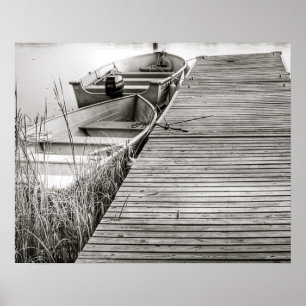 Boats door de Dock Poster