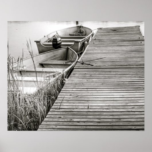 Boats door de Dock Poster (Voorkant)