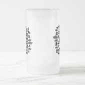 Boats en hoeren matglas bierpul (Center)