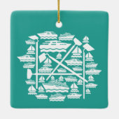 Boats en hoes keramisch Ornament (Achterkant)