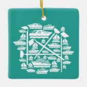 Boats en hoes keramisch Ornament (Voorkant)