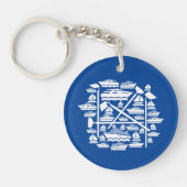 Boats en hoes Sleutelhanger (Voorkant)