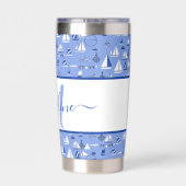 Boats gepersonaliseerd geïsoleerde drinkbeker (Achterkant)