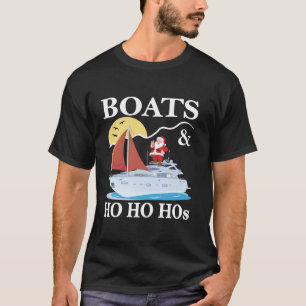 Boats Ho Hos Christmas Pyjama Funny Humor Xmas T-shirt