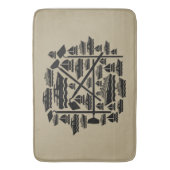 Boats & Hoes Bath Mat (Voorkant Verticaal)