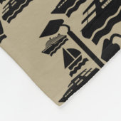 Boats & Hoes Fleece Blanket Deken (Hoek)