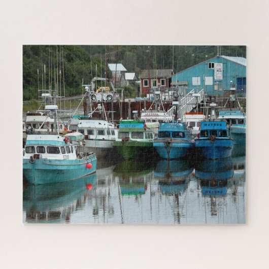 Boats in Alaska Legpuzzel (Horizontaal)