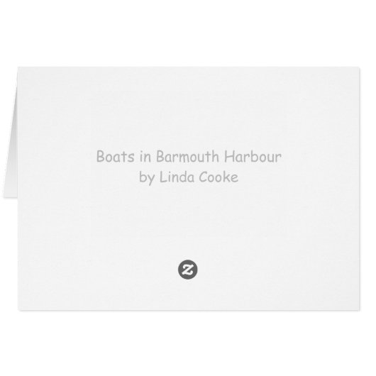 Boats in Barmouth Harbour (Achterkant Horizontaal)