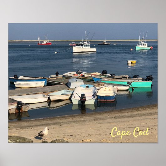 Boats in Chatham Harbour Kaap Summer Poster (Voorkant)