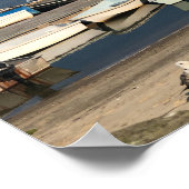 Boats in Chatham Harbour Kaap Summer Poster (Hoek)