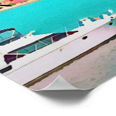 Boats in de haven Drummoyne Sydney Poster (Hoek)