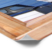 Boats in de haven - Fake Window Fiew Poster (Hoek)