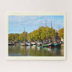 Boats in Dordrecht Legpuzzel