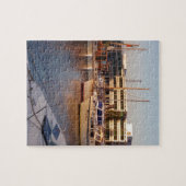 Boats in een jachthaven legpuzzel (Horizontaal)