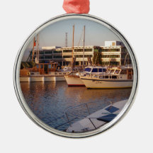 Boats in een jachthaven