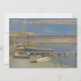 Boats in een landingsbaan (landschap New England) Kaart