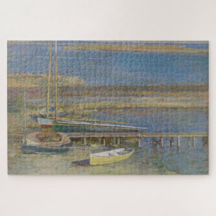 Boats in een landingsbaan (landschap New England) Legpuzzel