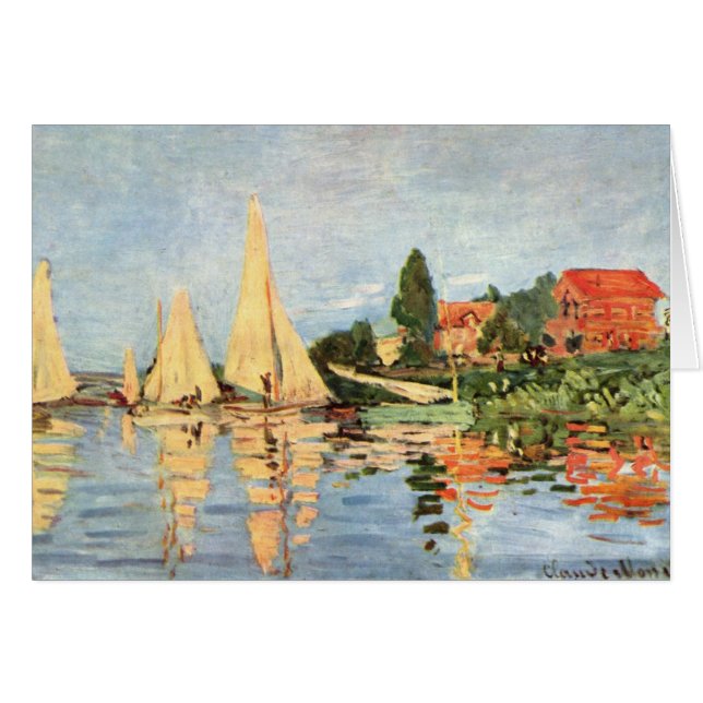 Boats in Harbour-schilderij (Voorkant Horizontaal)