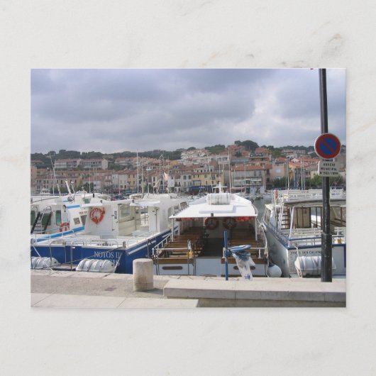 Boats in het Briefkaart Marseille (Voorkant)