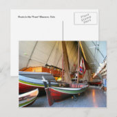 Boats in het "Fram museum" Oslo Briefkaart (Voorkant / Achterkant)