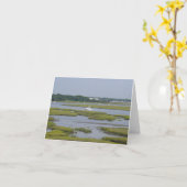 Boats in het meer kaart (Gele Bloem)