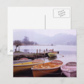 Boats in Lake District Northern England Briefkaart (Voorkant / Achterkant)