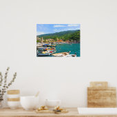 Boats in Monterosso in Cinque Terre, Italië Poster (Keuken)