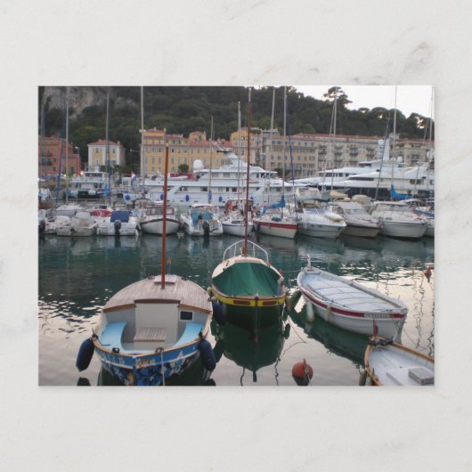 Boats in Nice Briefkaart (Voorkant)